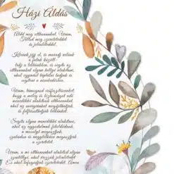 Hosszú szövegű házi áldás